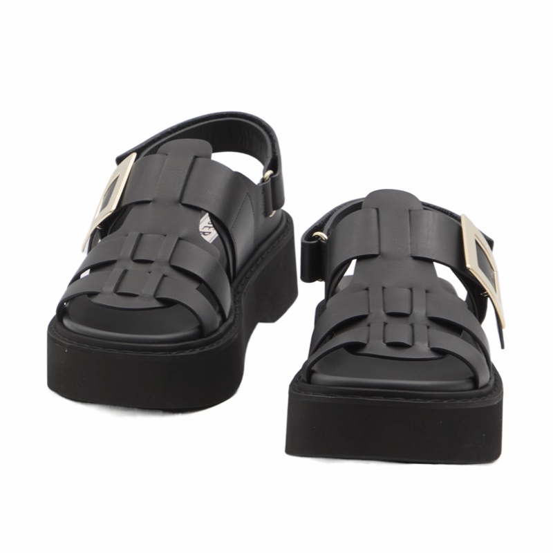 Roger Vivier 女士 Viv Rangers 平底涼鞋37 38 39 40碼-2