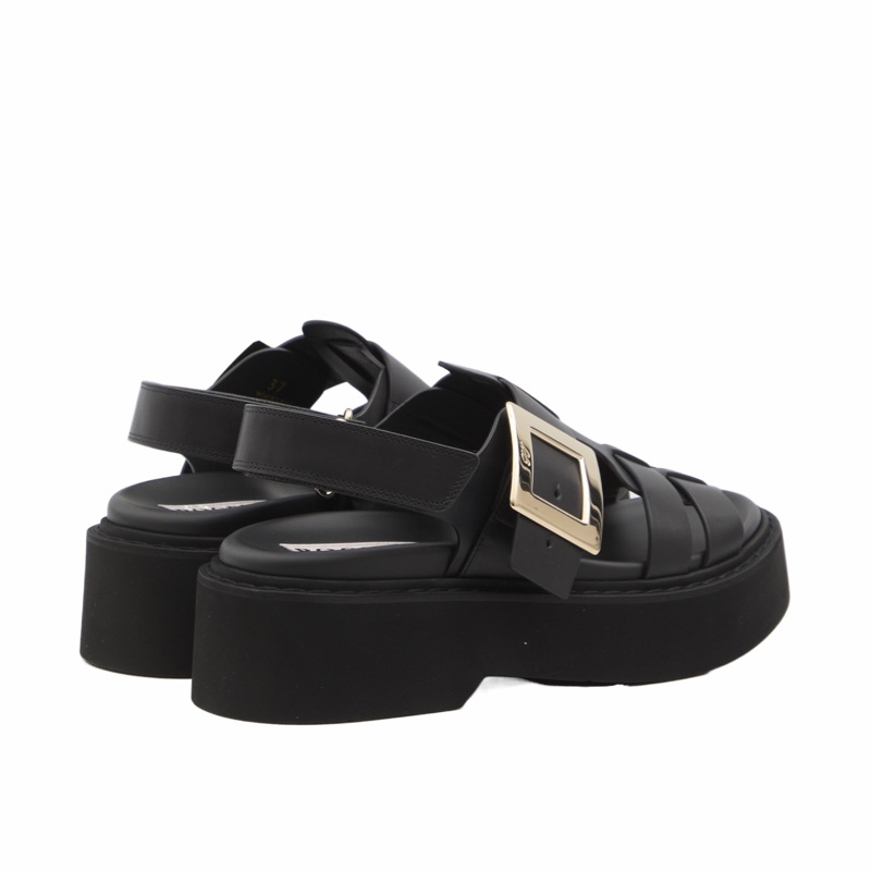 Roger Vivier 女士 Viv Rangers 平底涼鞋37 38 39 40碼-3