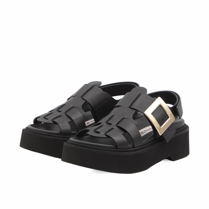 Roger Vivier 女士 Viv Rangers 平底涼鞋37 38 39 40碼-4