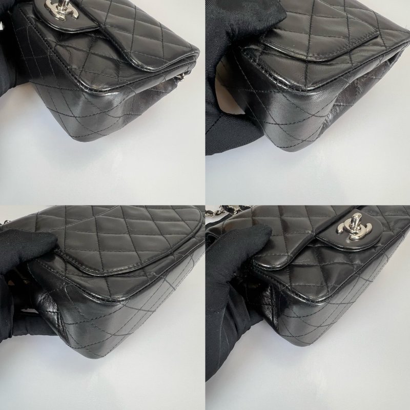 CHAEL CF方胖舊款羊皮 黑銀 A35200/保卡款11開-10