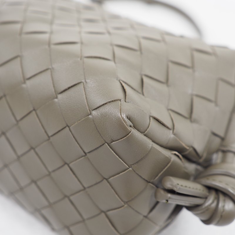 Bottega Veneta BV 葆蝶 Handle Loop Small 軍綠色斜挎包-16