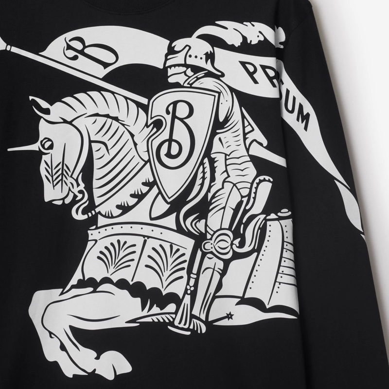 Burberry 男士 棉質長袖T恤XXS XS S M L XL XXL碼-1