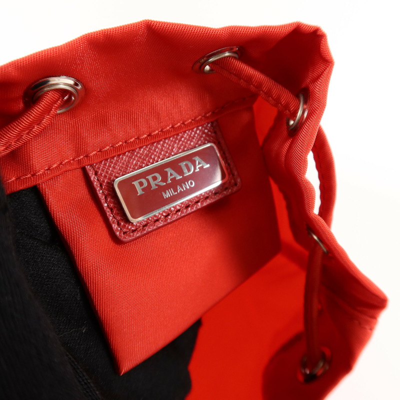 PRADA 尼龍Bucket Bag手挽袋-5