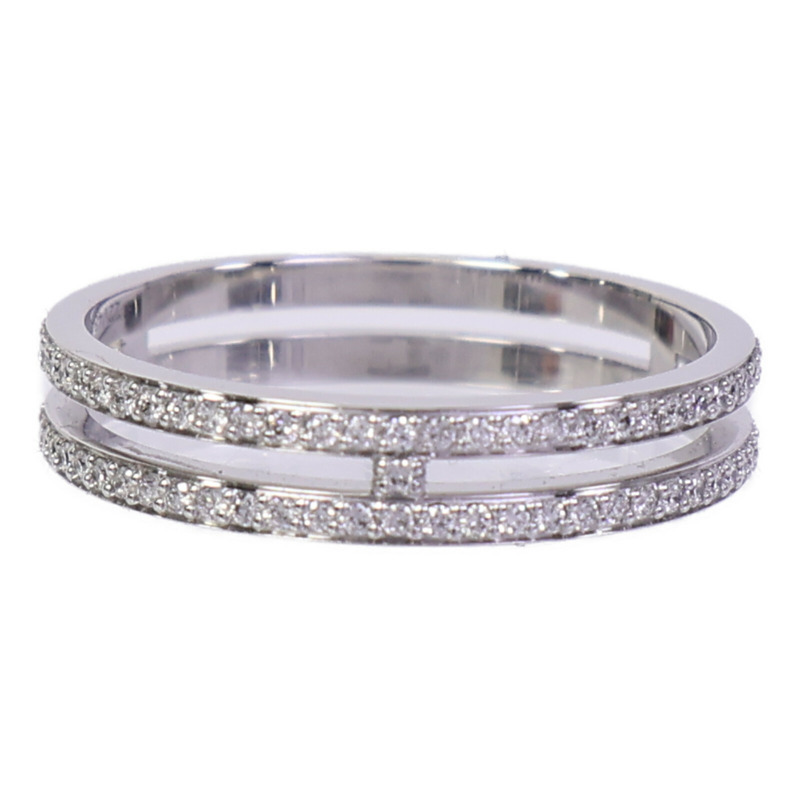 HERMES 18K白金Ariane Wedding Band Small鑽石戒指-1