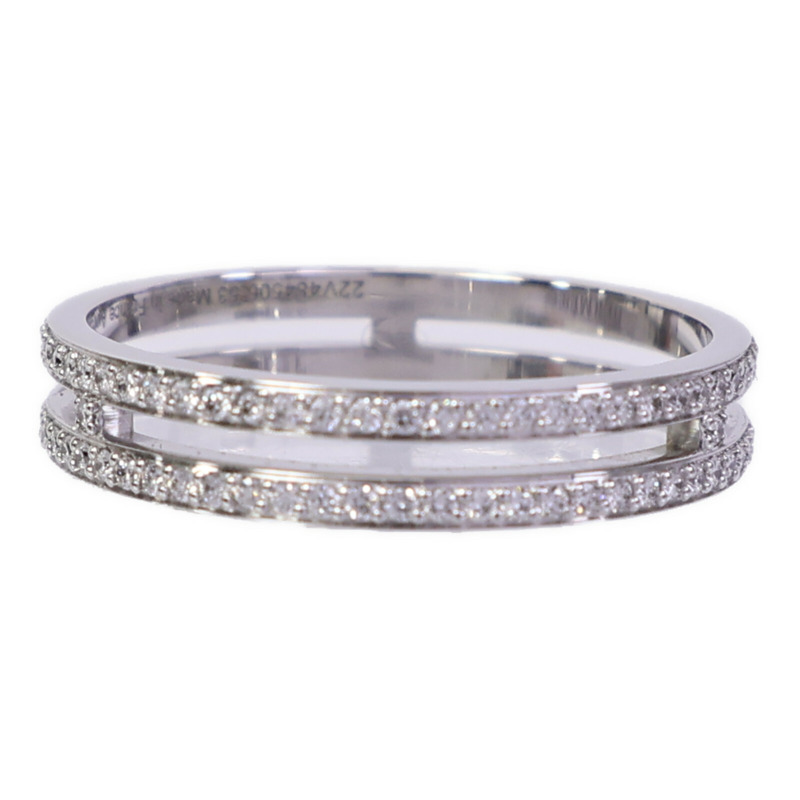 HERMES 18K白金Ariane Wedding Band Small鑽石戒指-2