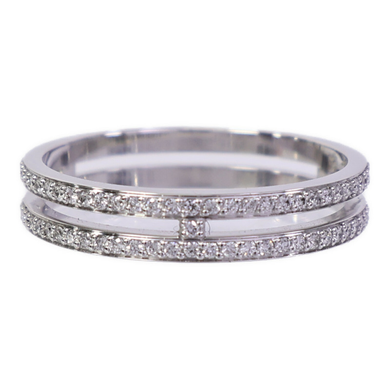 HERMES 18K白金Ariane Wedding Band Small鑽石戒指-3