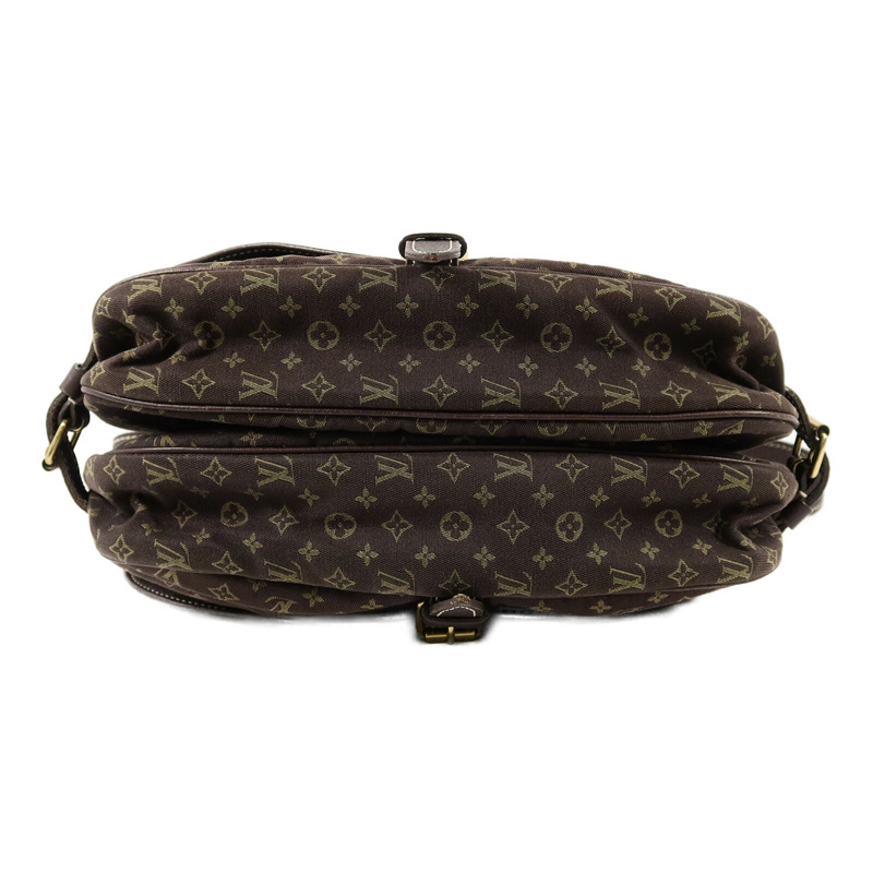 LOUIS VUITTON Monogram Mini Lin Saumur 30肩背袋-3