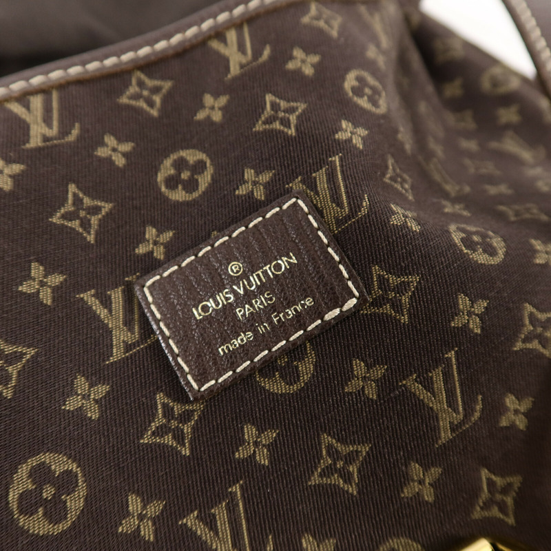 LOUIS VUITTON Monogram Mini Lin Saumur 30肩背袋-7