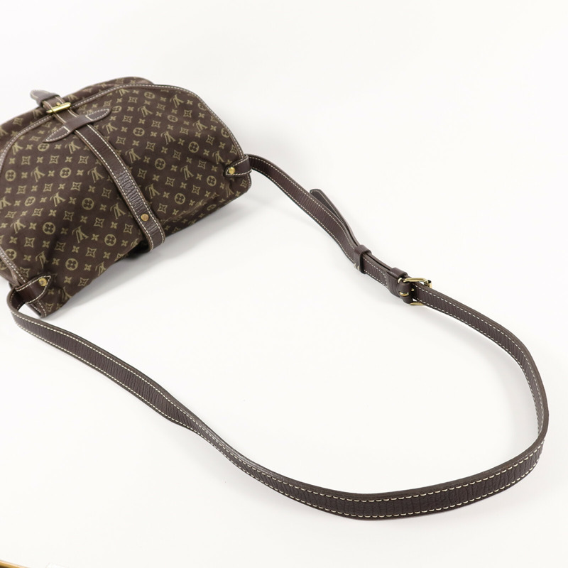 LOUIS VUITTON Monogram Mini Lin Saumur 30肩背袋-9