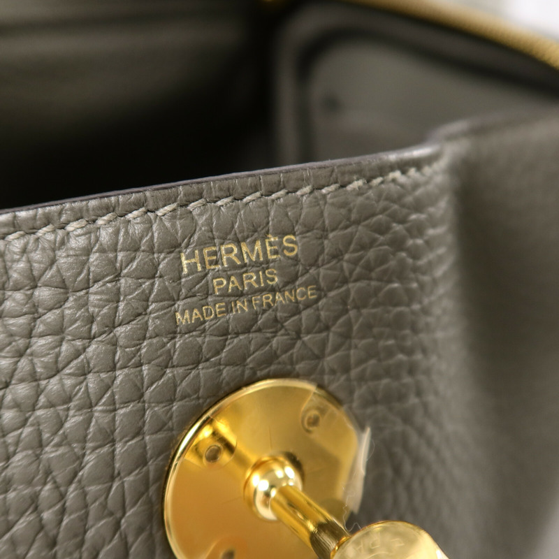 HERMES Clemence皮革Lindy 26手挽肩背兩用袋-6