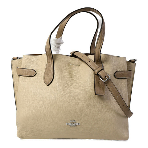 COACH Tefined Pebble Hanna Carryall手挽肩背兩用袋