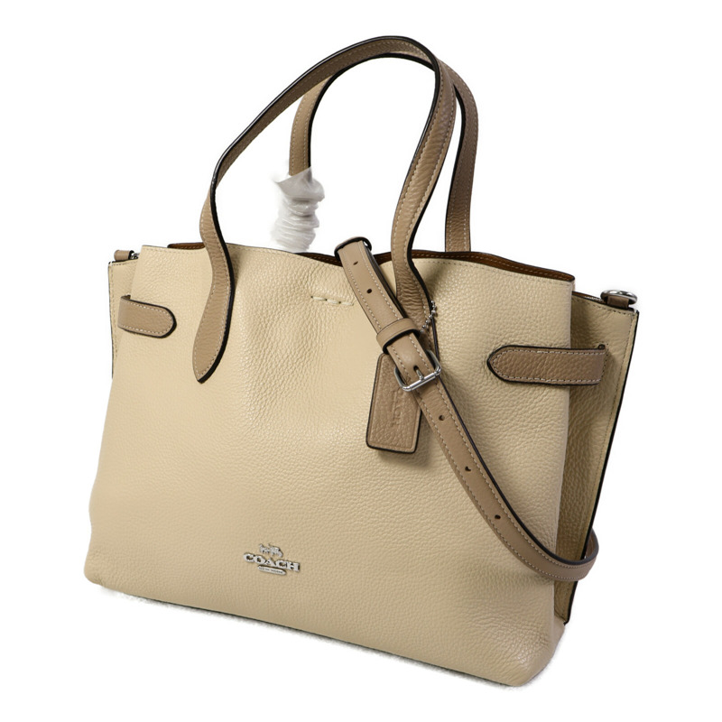 COACH Tefined Pebble Hanna Carryall手挽肩背兩用袋-2