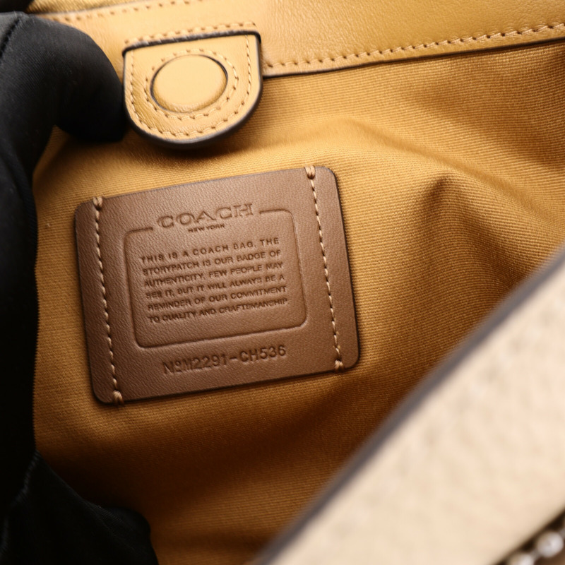 COACH Tefined Pebble Hanna Carryall手挽肩背兩用袋-7