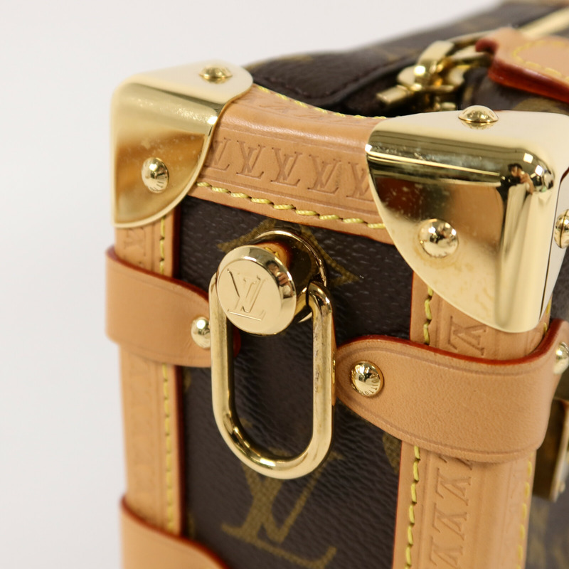 LOUIS VUITTON Monogram Side Trunk PM手挽肩背兩用袋-7