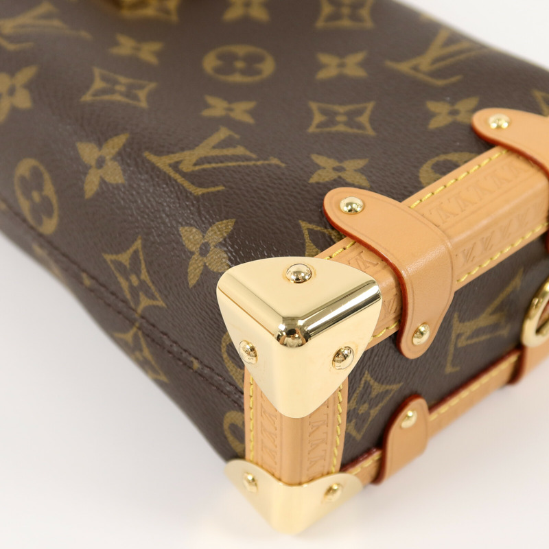 LOUIS VUITTON Monogram Side Trunk PM手挽肩背兩用袋-10