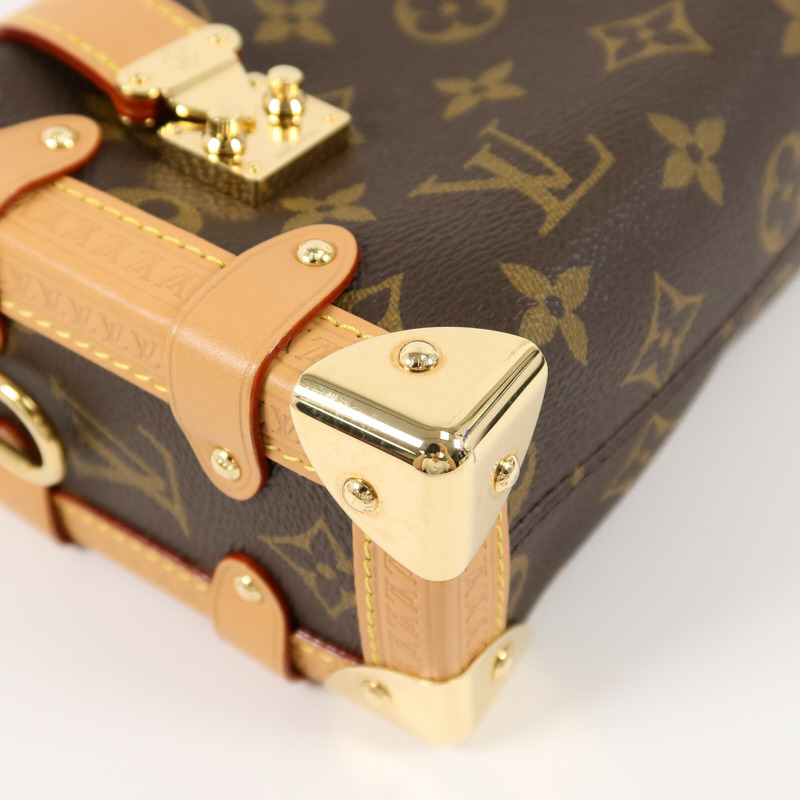 LOUIS VUITTON Monogram Side Trunk PM手挽肩背兩用袋-11