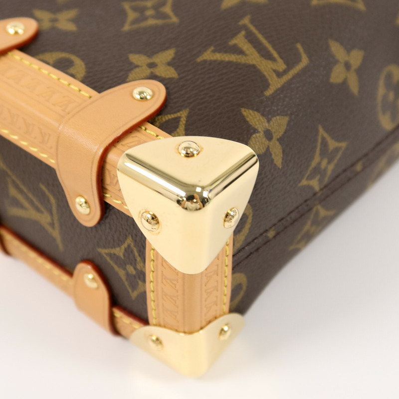 LOUIS VUITTON Monogram Side Trunk PM手挽肩背兩用袋-13