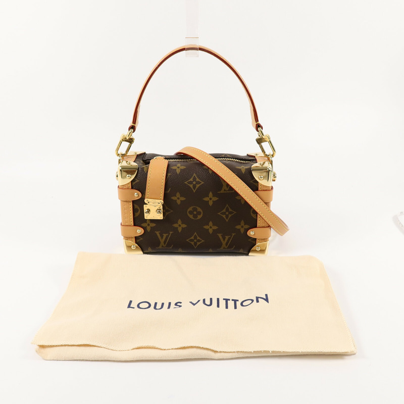 LOUIS VUITTON Monogram Side Trunk PM手挽肩背兩用袋-14