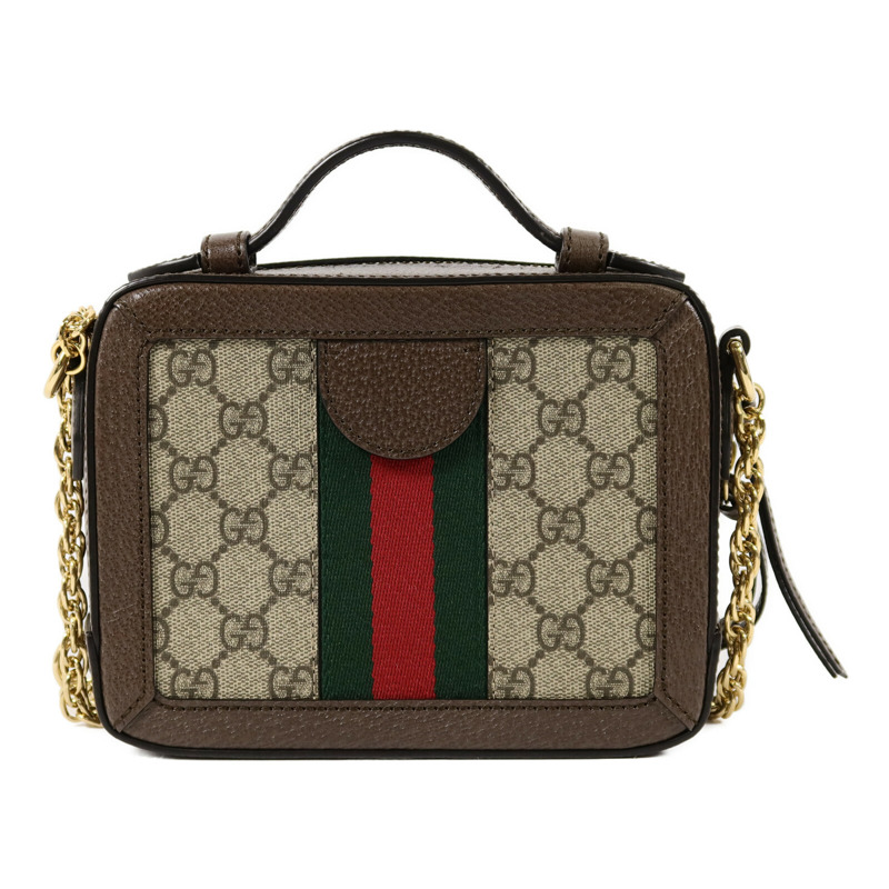 GUCCI 塗層帆布Ophidia GG Mini手挽肩背兩用袋-1