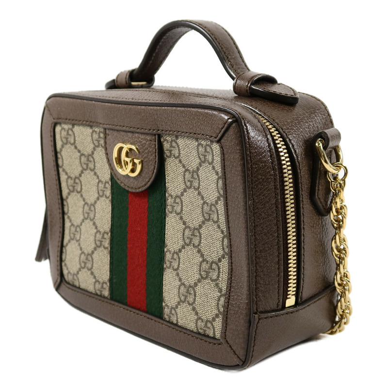 GUCCI 塗層帆布Ophidia GG Mini手挽肩背兩用袋-2