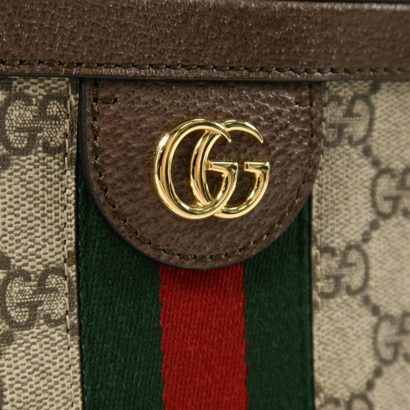 GUCCI 塗層帆布Ophidia GG Mini手挽肩背兩用袋-5