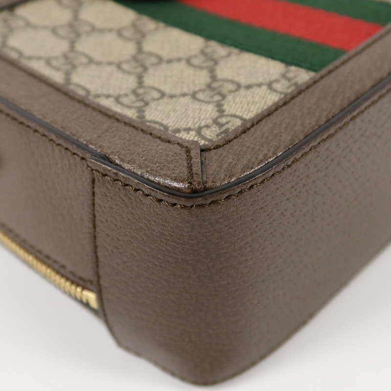 GUCCI 塗層帆布Ophidia GG Mini手挽肩背兩用袋-15