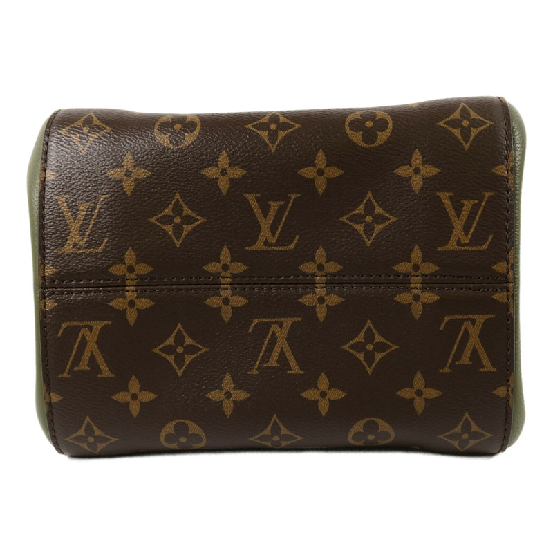 LOUIS VUITTON Monogram/牛皮皮革Fold Tote PM手挽肩背兩用袋-3