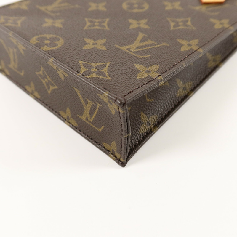 LOUIS VUITTON Monogram Petit Sac Plat手挽肩背兩用袋Monogram Petit Sac Plat手挽肩背兩用袋-8