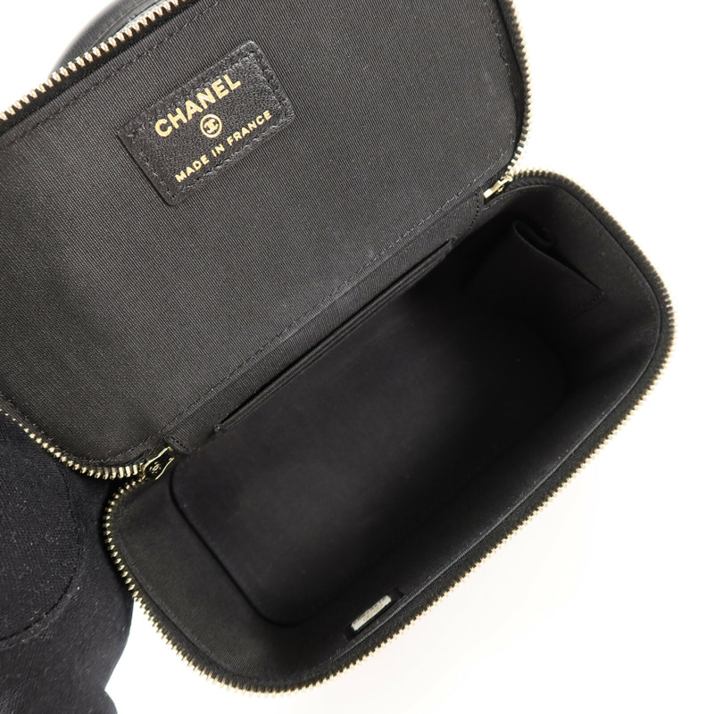 CHANEL 羊皮皮革Top Handle Vanity Case手挽肩背兩用袋-4