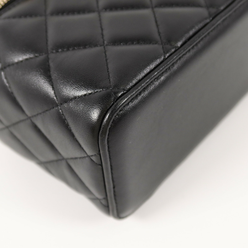 CHANEL 羊皮皮革Top Handle Vanity Case手挽肩背兩用袋-12