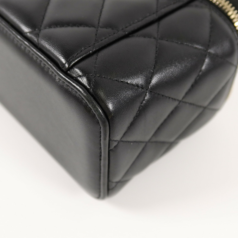 CHANEL 羊皮皮革Top Handle Vanity Case手挽肩背兩用袋-13