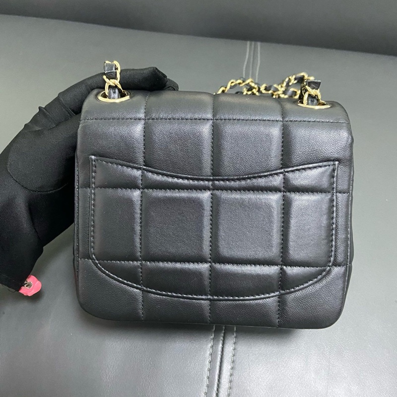 Chanel 23C Flap Bag 黑白骰子 方胖子-2