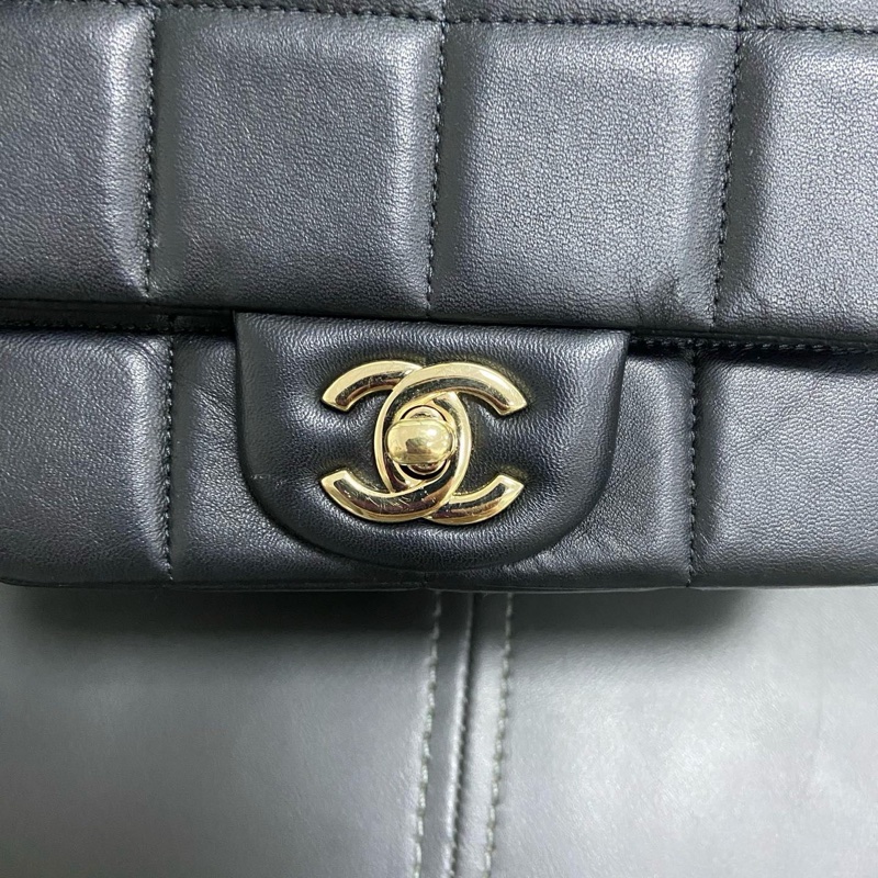 Chanel 23C Flap Bag 黑白骰子 方胖子-6
