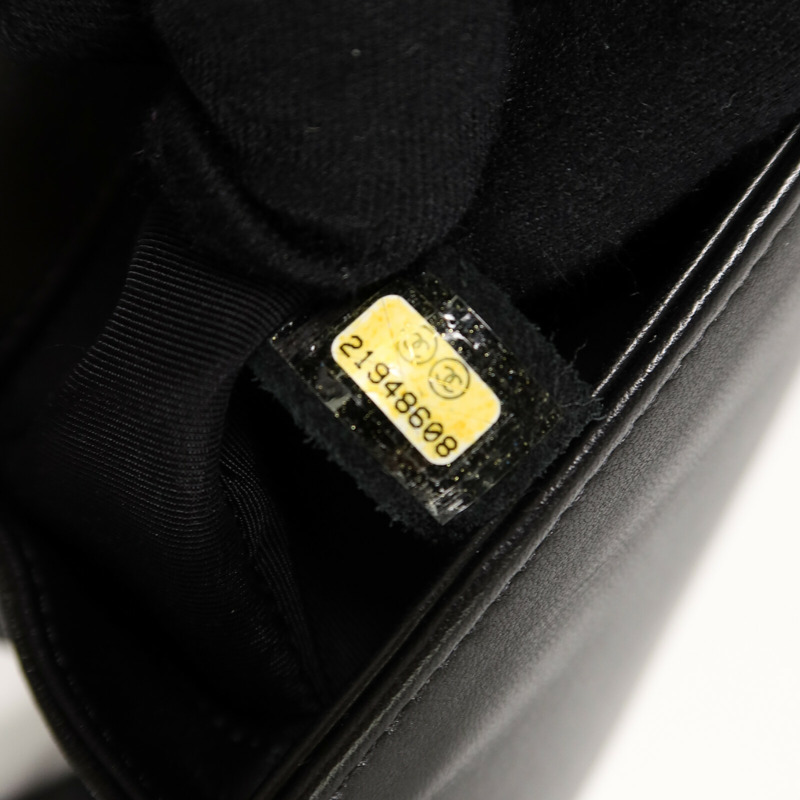 CHANEL 羊皮皮革Boy 25鏈帶肩背袋-8