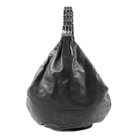 CHANEL 牛皮皮革Chain Shoulder Bag鏈帶肩背袋
