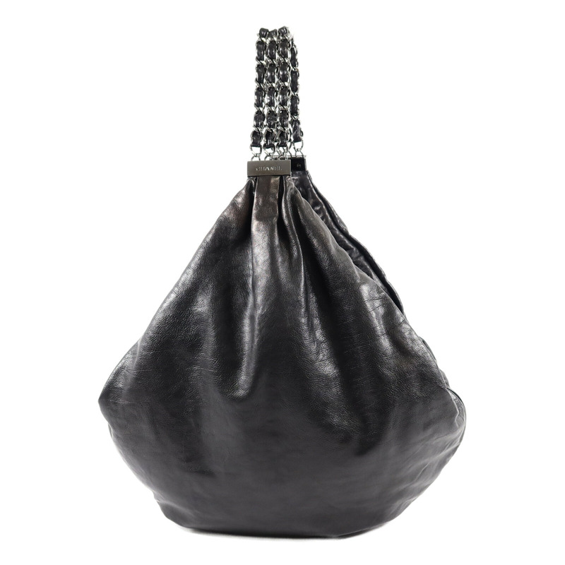 CHANEL 牛皮皮革Chain Shoulder Bag鏈帶肩背袋-1