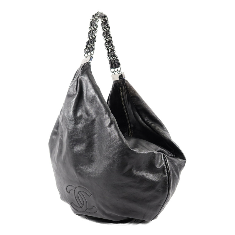 CHANEL 牛皮皮革Chain Shoulder Bag鏈帶肩背袋-2