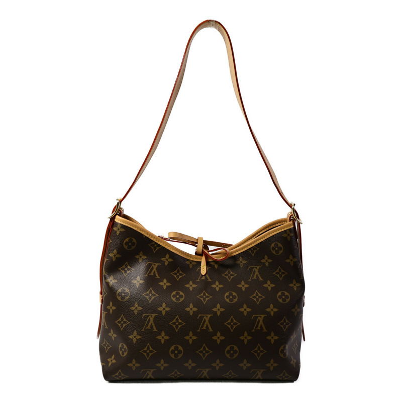 LOUIS VUITTON Monogram CarryAll PM金扣肩背袋-1