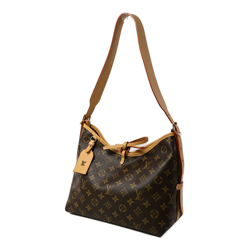 LOUIS VUITTON Monogram CarryAll PM金扣肩背袋-2