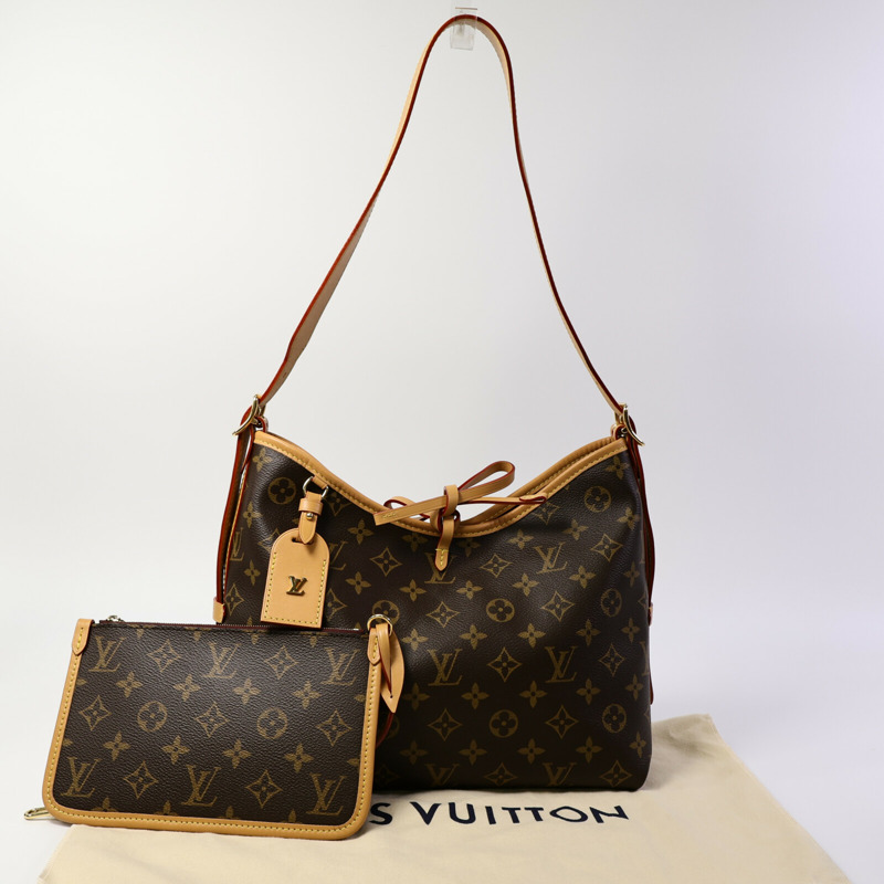 LOUIS VUITTON Monogram CarryAll PM金扣肩背袋-8