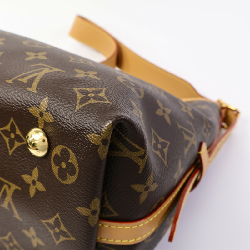 LOUIS VUITTON Monogram CarryAll PM金扣肩背袋-11