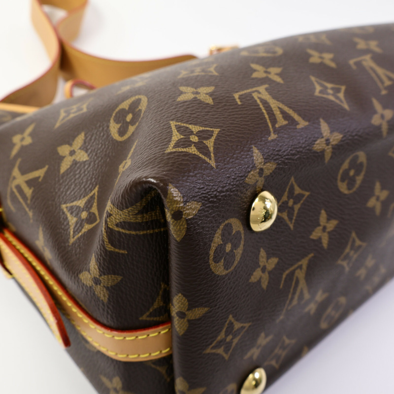 LOUIS VUITTON Monogram CarryAll PM金扣肩背袋-12