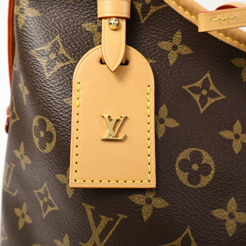 LOUIS VUITTON Monogram CarryAll PM金扣肩背袋-13
