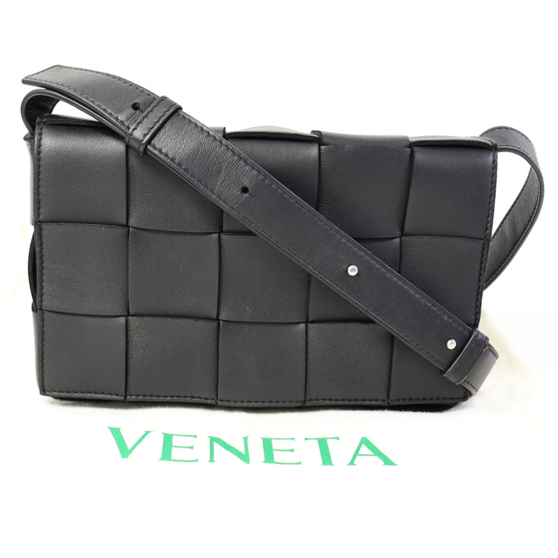 BOTTEGA VENETA 羊皮皮革Cassstte Medium肩背袋-9