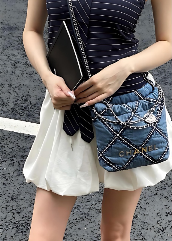 快看‼️牛仔控會失心瘋|Chanel 24P Mini 22Bag-3