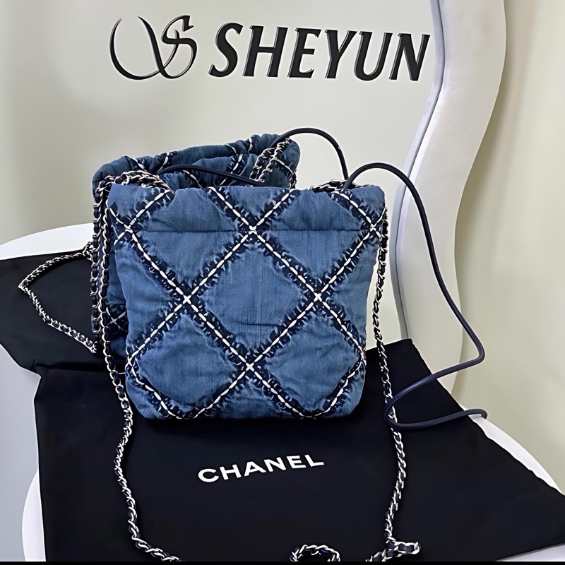 快看‼️牛仔控會失心瘋|Chanel 24P Mini 22Bag-5