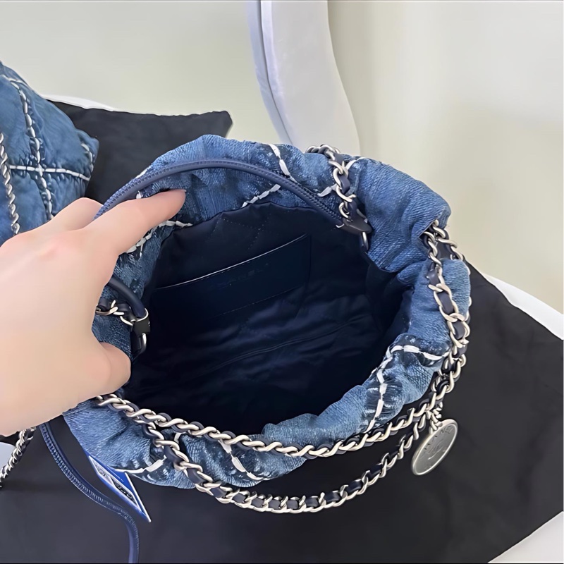 快看‼️牛仔控會失心瘋|Chanel 24P Mini 22Bag-8