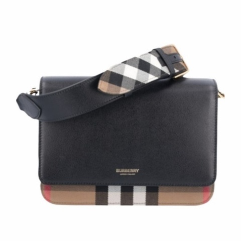 Burberry 女士 格紋翻蓋單肩包均碼碼常規、24cm*5cm*15cm