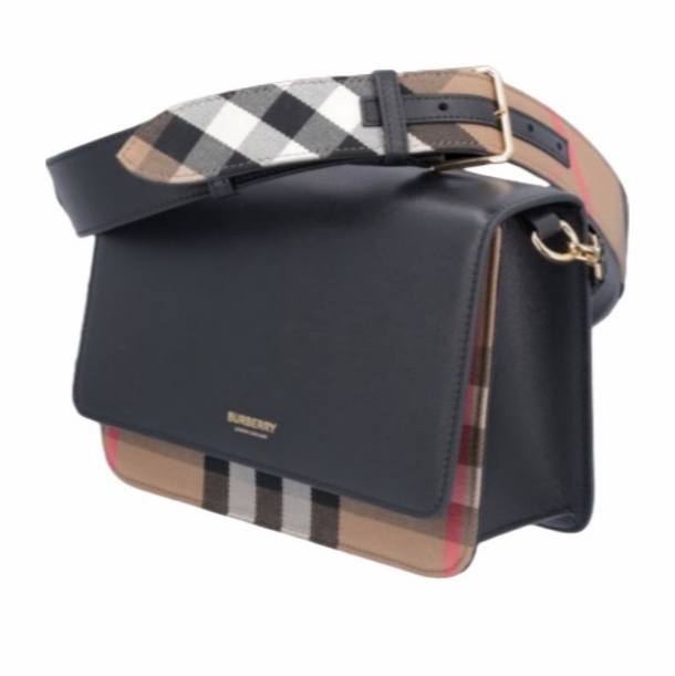 Burberry 女士 格紋翻蓋單肩包均碼碼常規、24cm*5cm*15cm-1