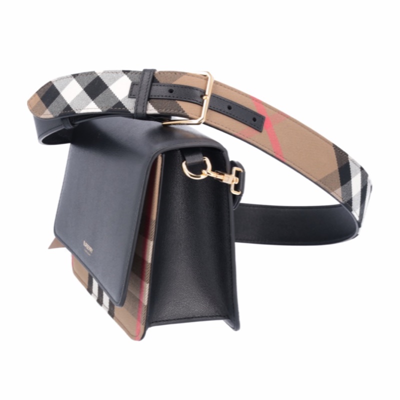 Burberry 女士 格紋翻蓋單肩包均碼碼常規、24cm*5cm*15cm-2